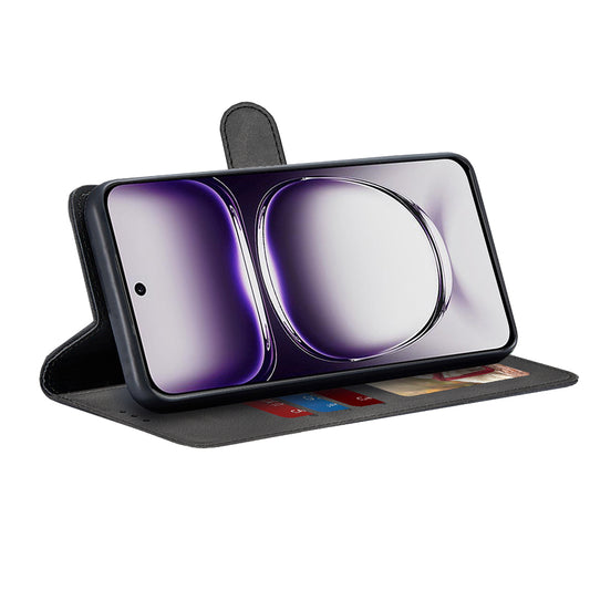 Tok Oppo Reno12-hez, Techsuit, Diary Book, Fekete