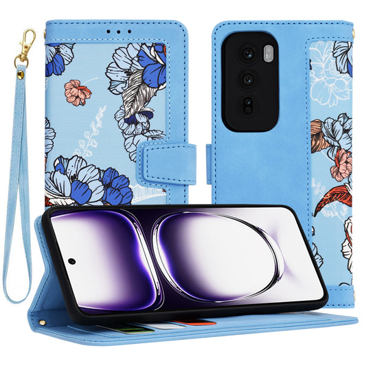 Tok Oppo Reno12-hez, Techsuit, FlipCraft, Kék