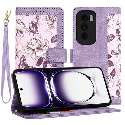 Tok Oppo Reno12-hez, Techsuit, FlipCraft, Lila