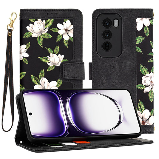 Tok Oppo Reno12-hez, Techsuit, FlipCraft, Fekete