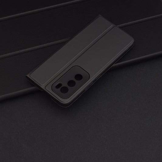 Tok Oppo Reno12-hez, Techsuit, Magskin Book, Fekete