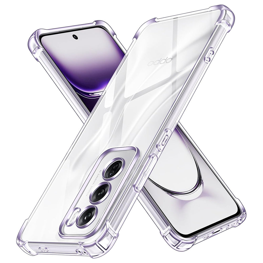 Tok Oppo Reno12-hez, Techsuit, Ütésálló Átlátszó, Átlátszó