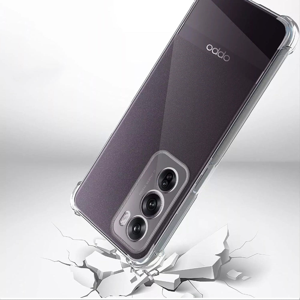 Tok Oppo Reno12-hez, Techsuit, Ütésálló Átlátszó, Átlátszó