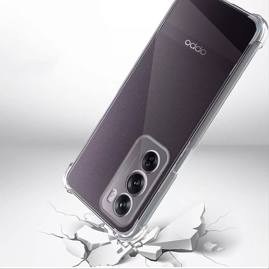 Tok Oppo Reno12-hez, Techsuit, Ütésálló Átlátszó, Átlátszó