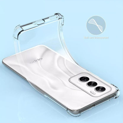 Tok Oppo Reno12-hez, Techsuit, Ütésálló Átlátszó, Átlátszó