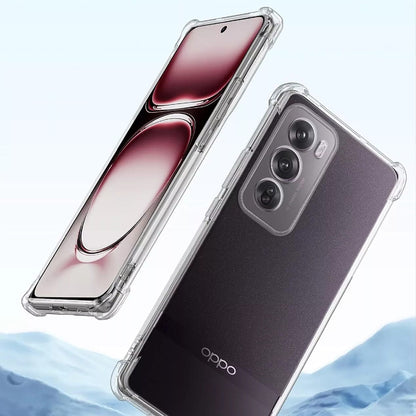 Tok Oppo Reno12-hez, Techsuit, Ütésálló Átlátszó, Átlátszó