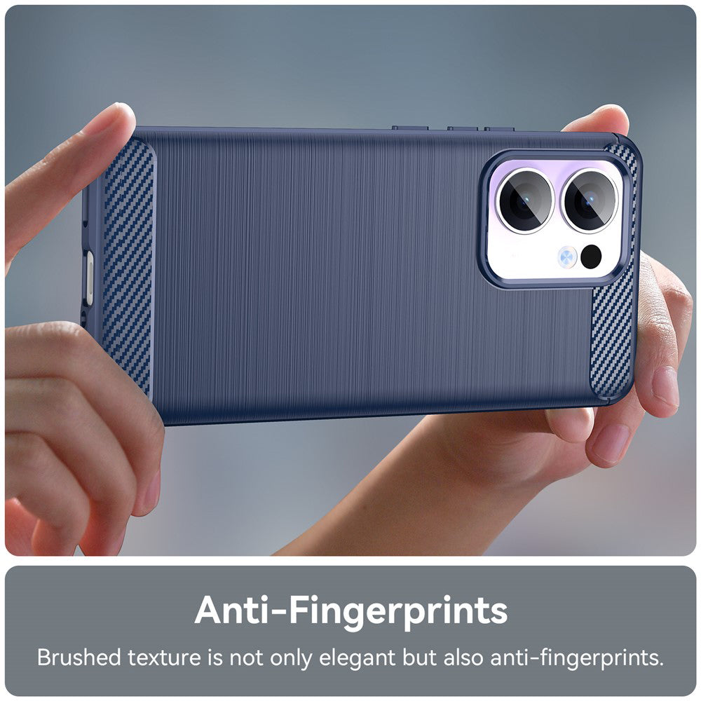 Tok Oppo Reno13 FS 5G / Reno13 F 4G / Reno13 F, Techsuit, Karbon, Kék