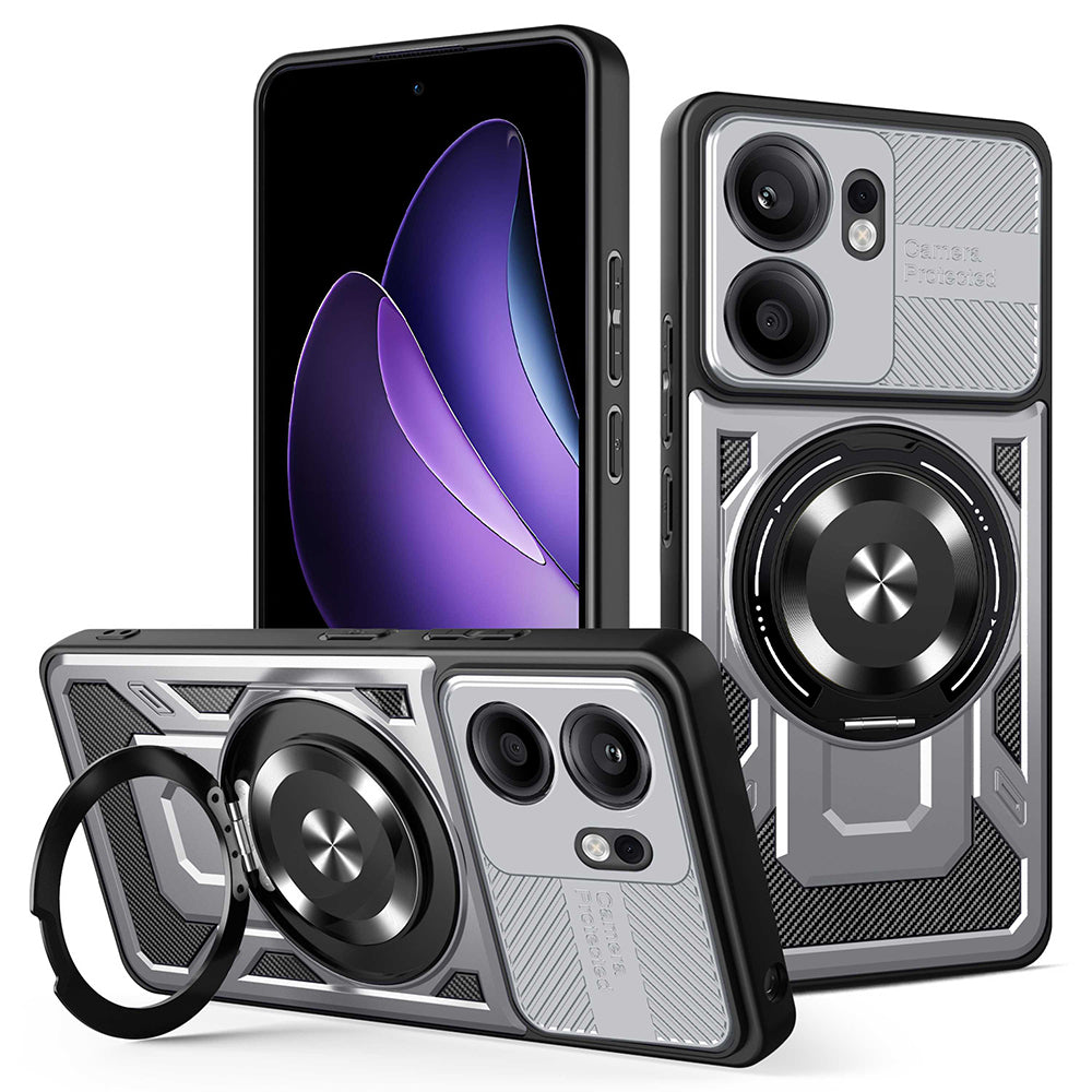Tok Oppo Reno13 FS 5G / Reno13 F 4G / Reno13 F készülékhez, Techsuit, RuggedCam, Szürke