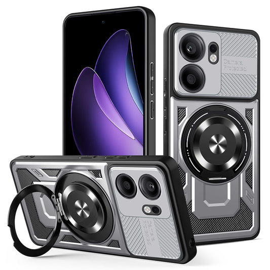 Tok Oppo Reno13 FS 5G / Reno13 F 4G / Reno13 F készülékhez, Techsuit, RuggedCam, Szürke