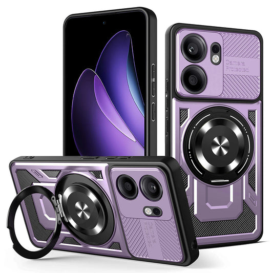 Tok Oppo Reno13 FS 5G / Reno13 F 4G / Reno13 F készülékhez, Techsuit, RuggedCam, Lila