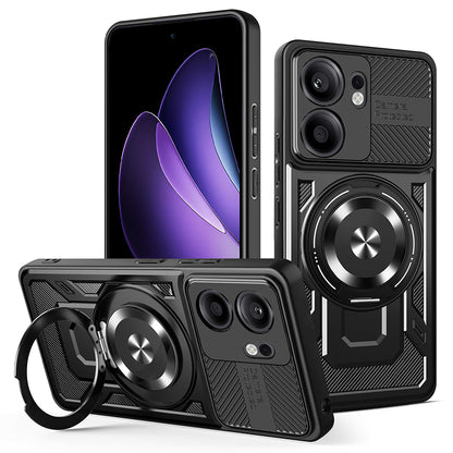 Tok Oppo Reno13 FS 5G / Reno13 F 4G / Reno13 F készülékhez, Techsuit, RuggedCam, Fekete