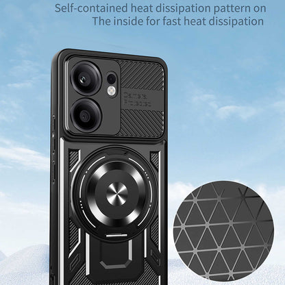 Tok Oppo Reno13 FS 5G / Reno13 F 4G / Reno13 F készülékhez, Techsuit, RuggedCam, Fekete