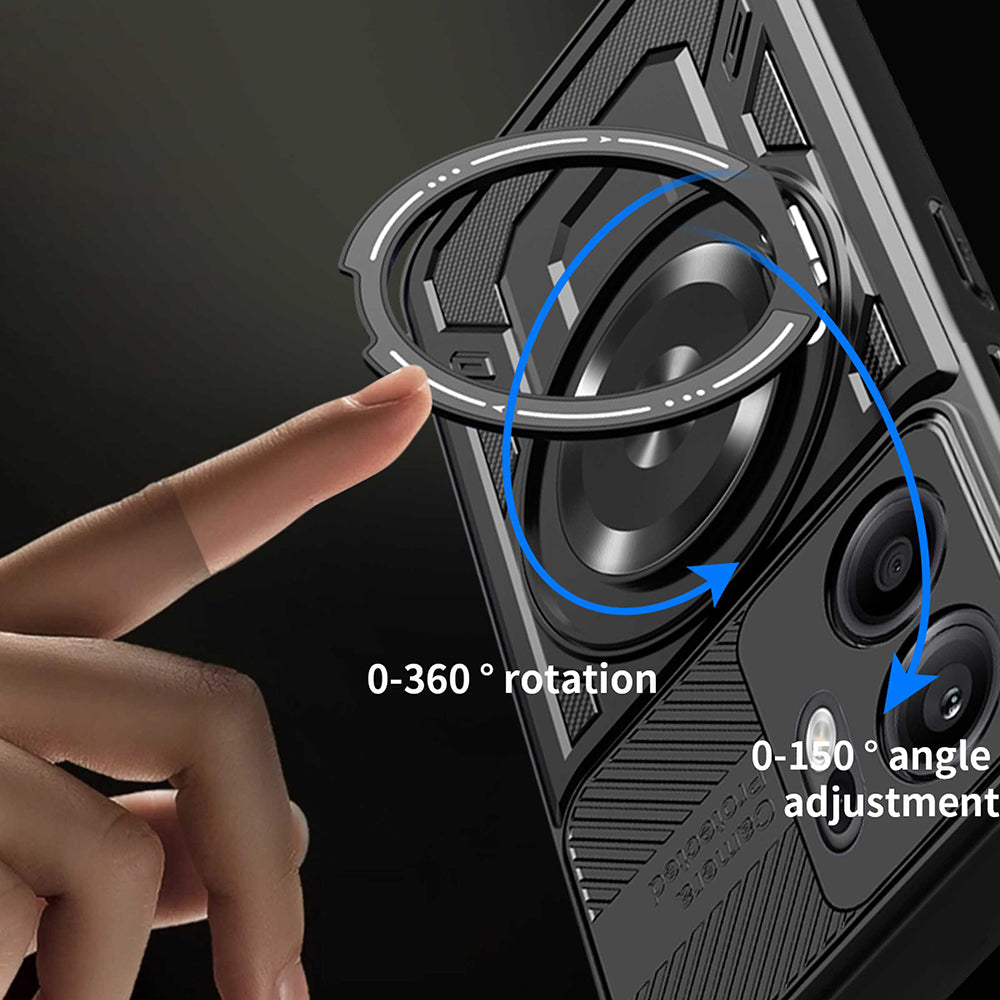 Tok Oppo Reno13 FS 5G / Reno13 F 4G / Reno13 F készülékhez, Techsuit, RuggedCam, Fekete
