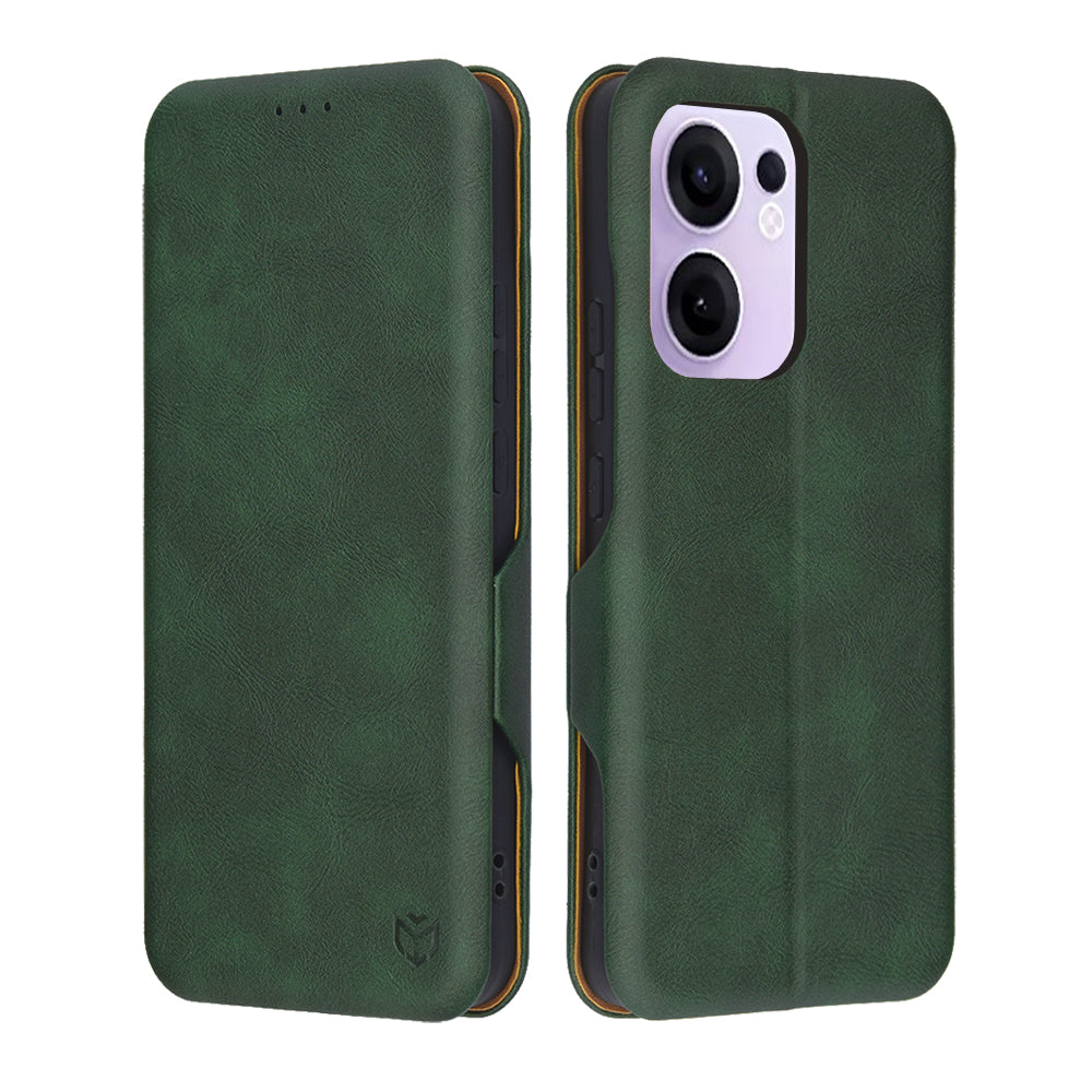 Tok az Oppo Reno13 FS 5G / Reno13 F 4G / Reno13 F készülékhez, Techsuit, Safe Wallet Plus, Zöld