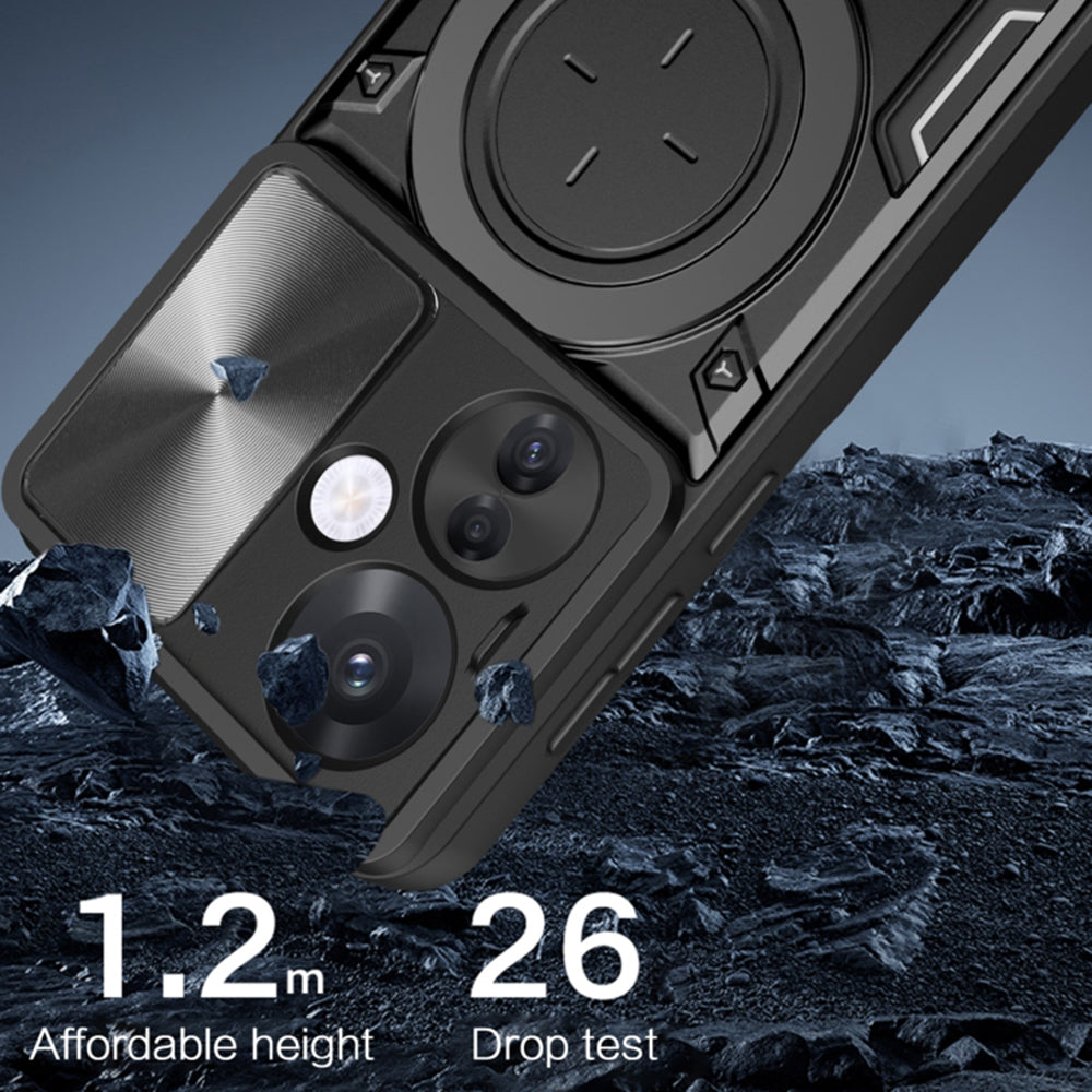 Case for Oppo Reno13 Pro, Techsuit, CamGuard Pro, Purple