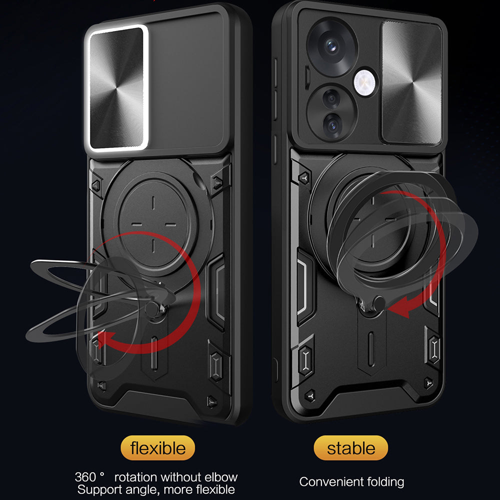 Case for Oppo Reno13 Pro, Techsuit, CamGuard Pro, Rose Gold
