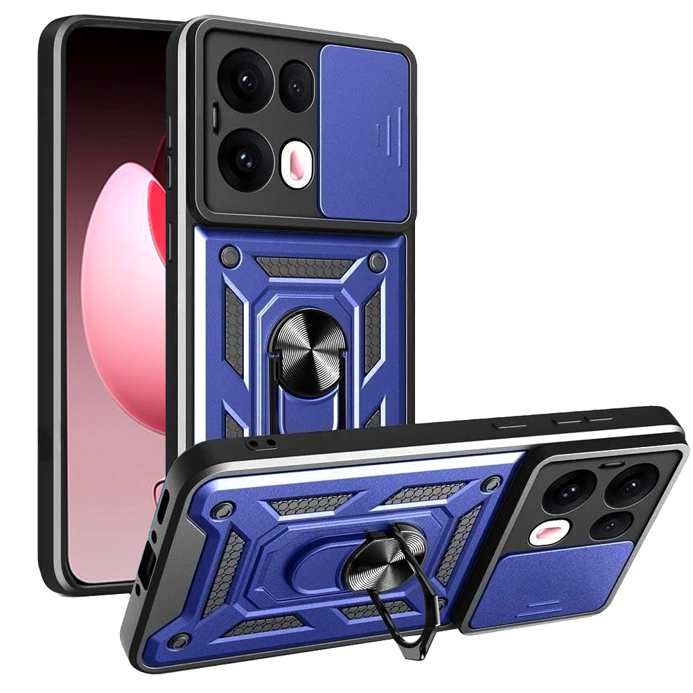 Tok Oppo Reno13 Pro-hoz, Techsuit, CamShield, Kék