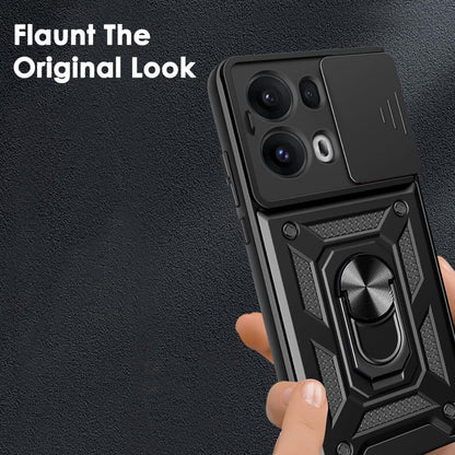 Tok Oppo Reno13 Pro-hoz, Techsuit, CamShield, rózsaszín