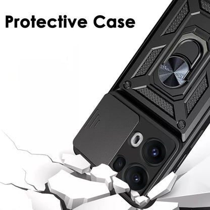 Tok Oppo Reno13 Pro-hoz, Techsuit, CamShield, Zöld