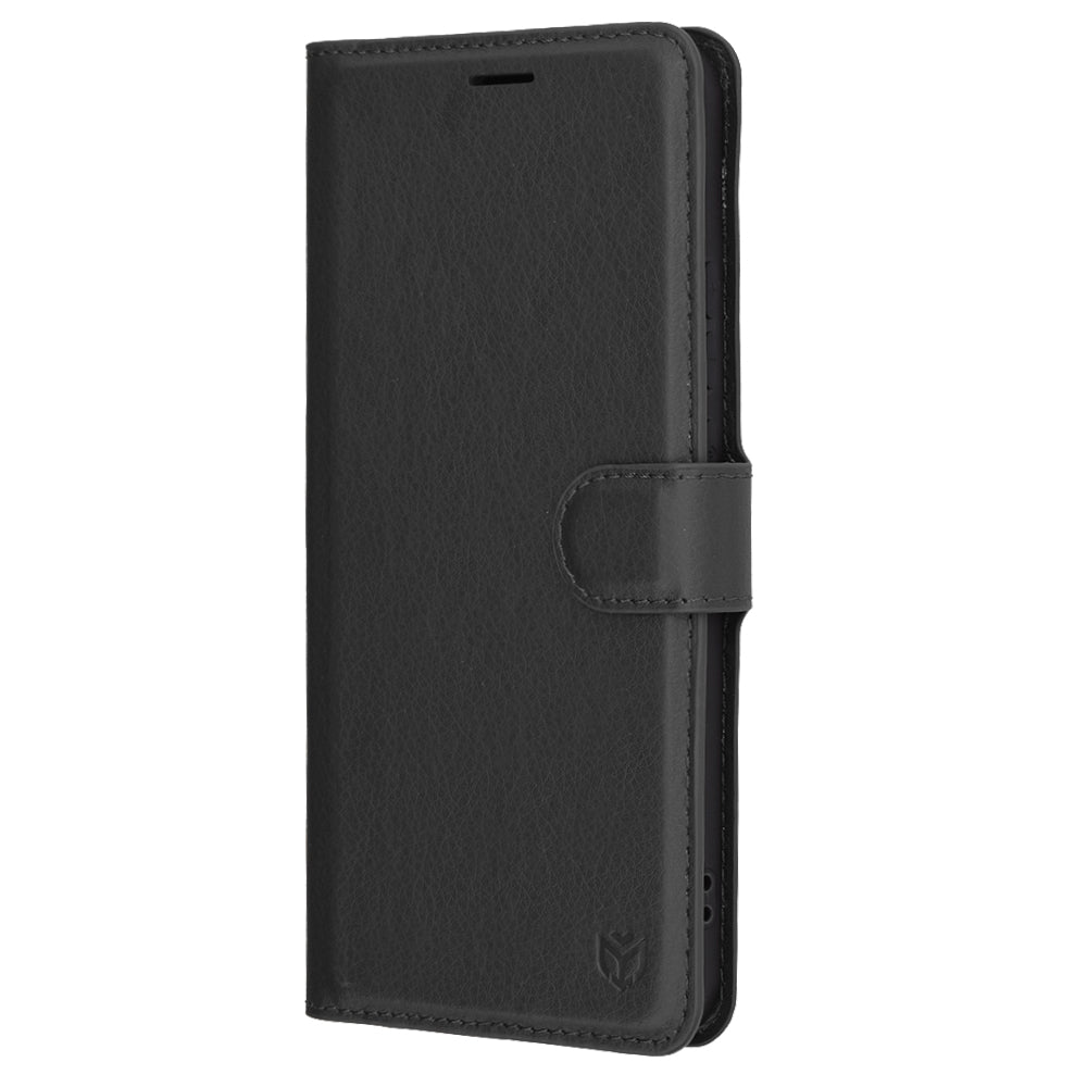 Case for Oppo Reno13 Pro, Techsuit, Leather Folio, Black