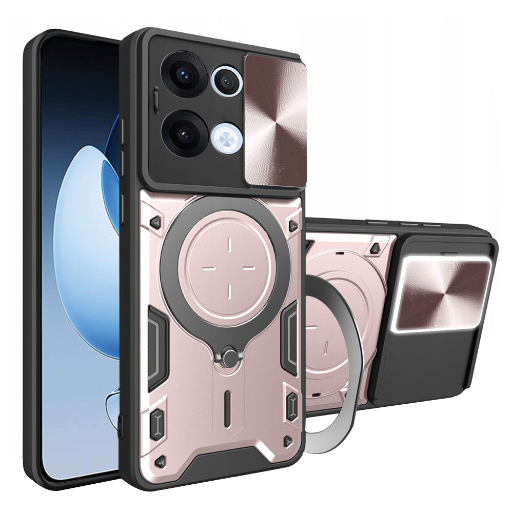 Tok Oppo Reno13-hoz, Techsuit, CamGuard Pro, Rózsaarany