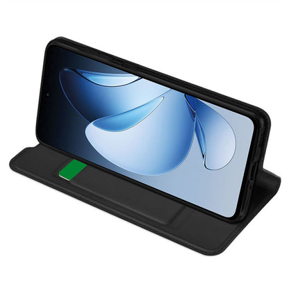 Tok Oppo Reno13-hoz, Techsuit, Magskin Book, Fekete