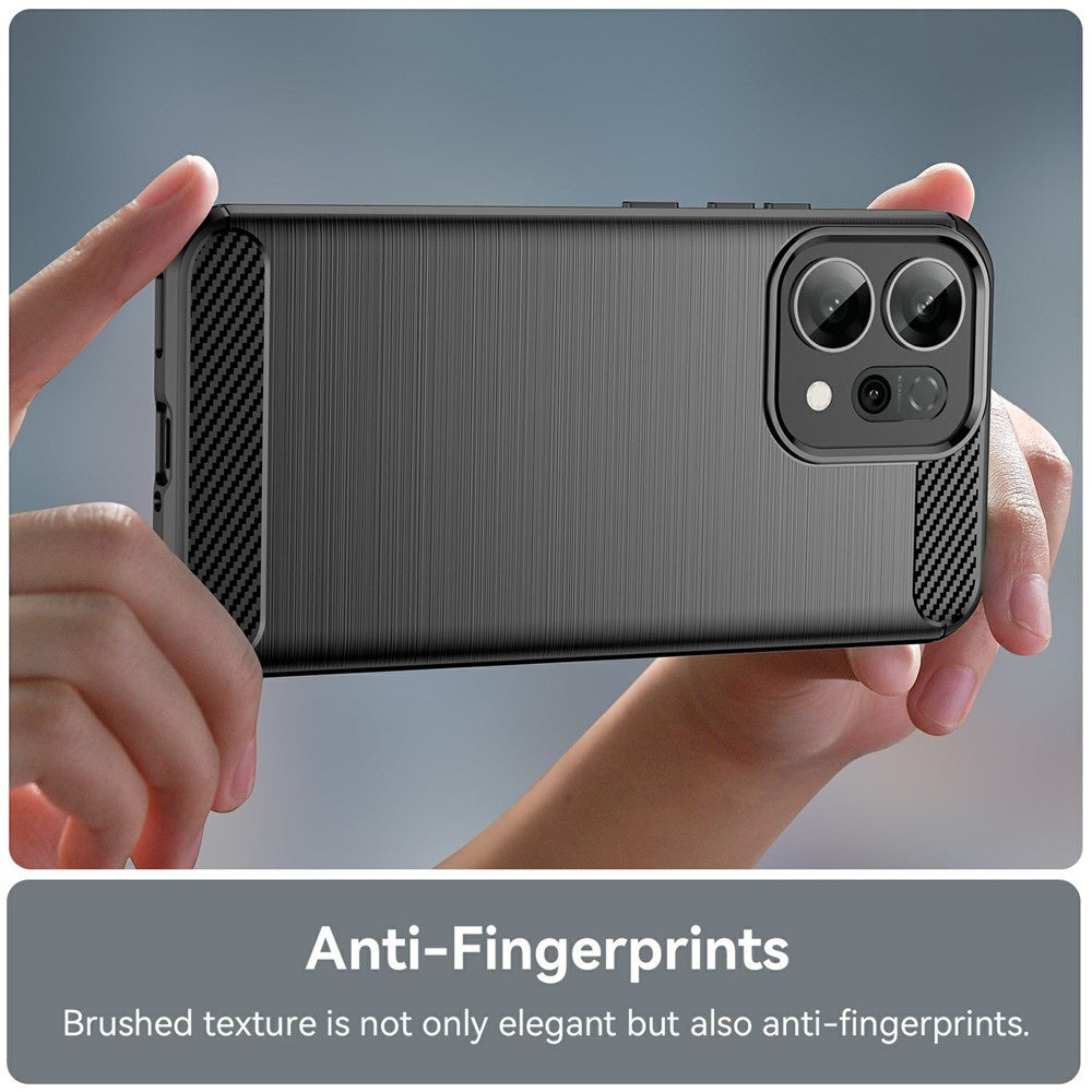 Tok Oppo Reno14 F-hez, Techsuit, karbon, fekete