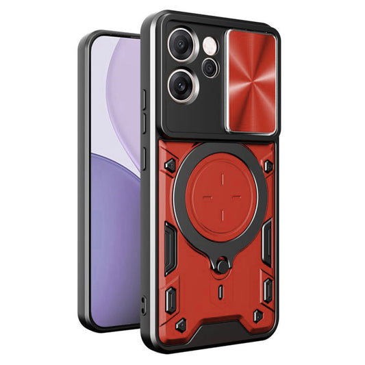 Tok Oppo Reno14 FS 5G / Reno14 F készülékhez, Techsuit, CamGuard Pro, Piros