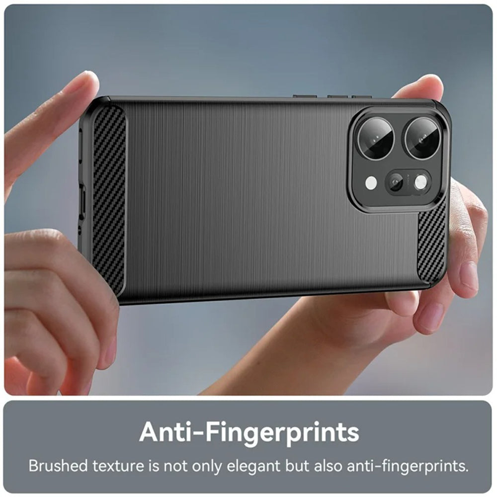 Case for Oppo Reno14 Pro, Techsuit, Carbon, Black