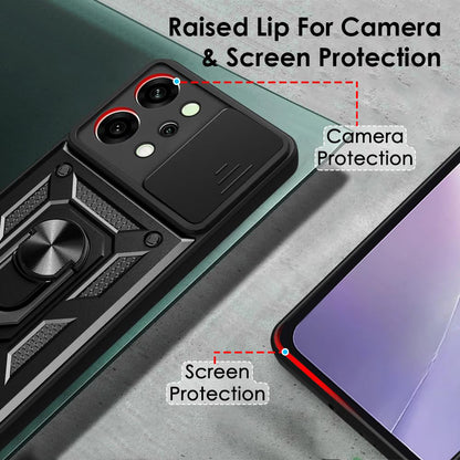 Case for Oppo Reno14, Techsuit, CamShield, Black