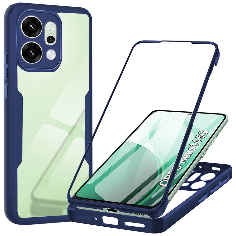 Tok a Oppo Reno14-hez, Techsuit, ColorVerse 360, Kék