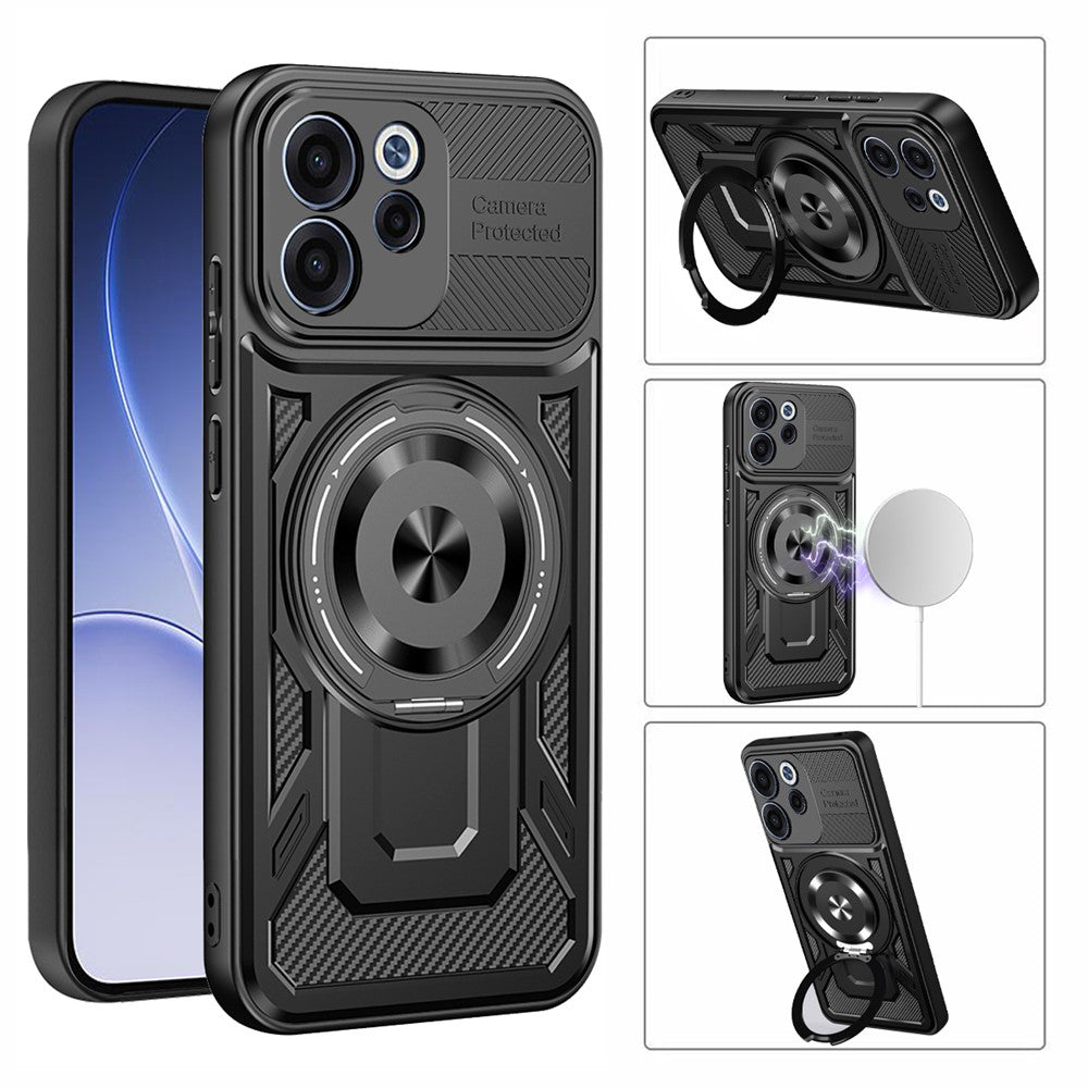 Tok Oppo Reno15 FS / Reno15 F készülékhez, Techsuit, RuggedCam, Szürke