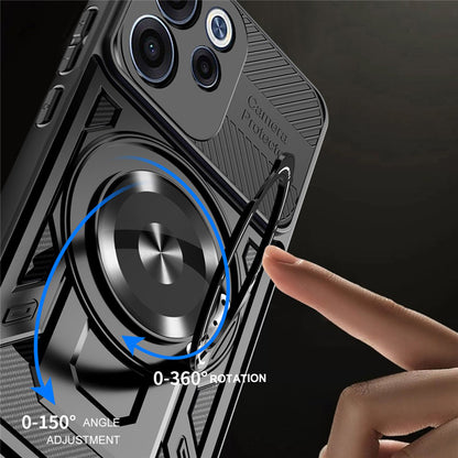 Tok Oppo Reno15 FS / Reno15 F készülékhez, Techsuit, RuggedCam, Szürke