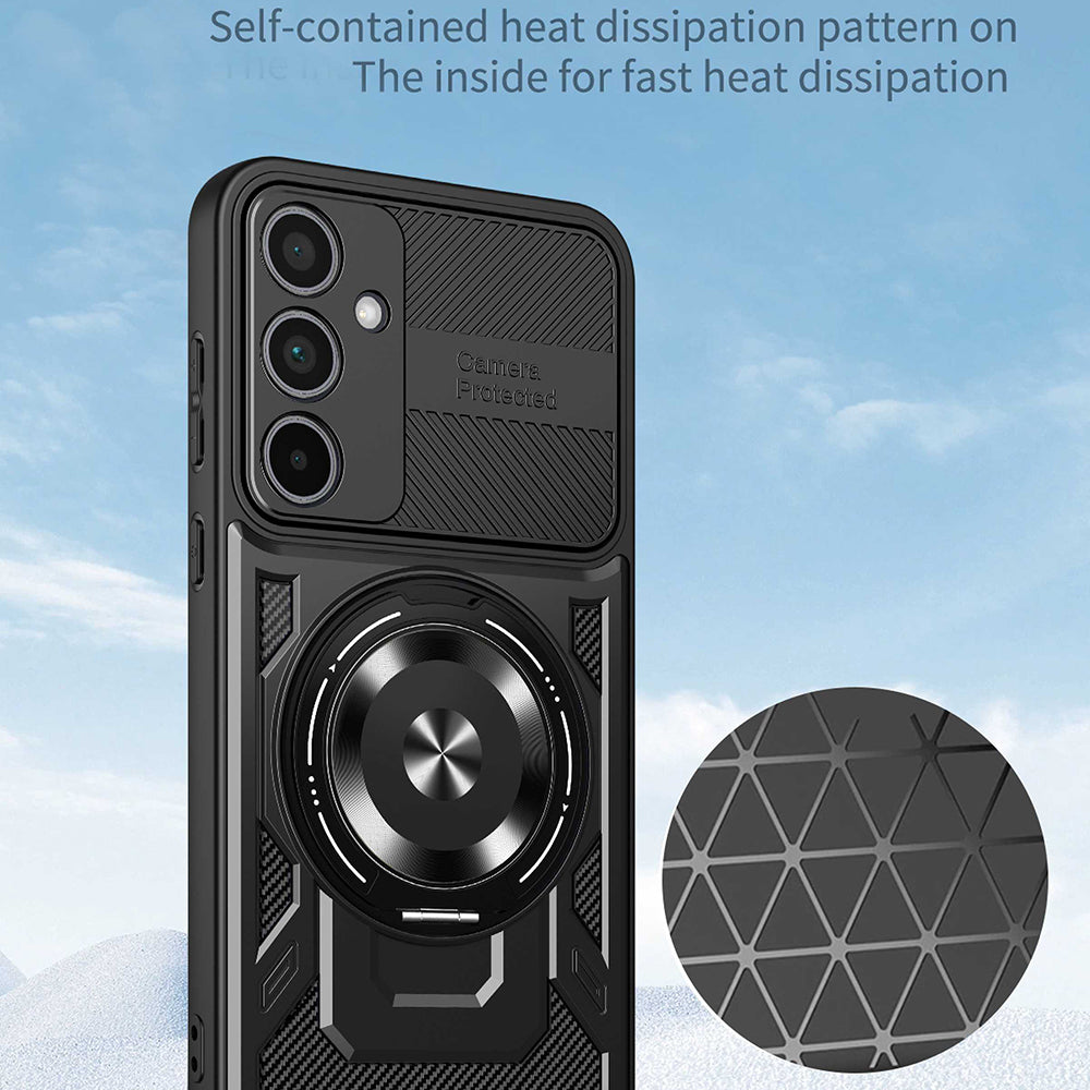 Tok a Oppo Reno15 FS / Reno15 F készülékhez, Techsuit, RuggedCam, Fekete