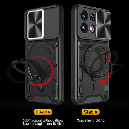 Tok Oppo Reno16 F / Reno16 FS-hez, Techsuit, CamGuard Pro, Lila