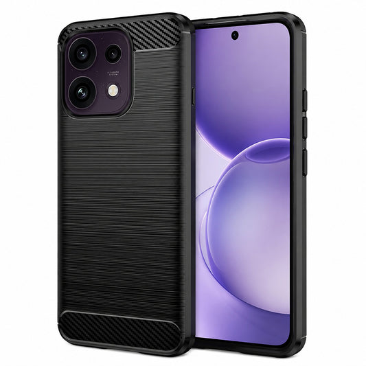 Tok Oppo Reno16 F / Reno16 FS-hez, Techsuit, Karbon, Fekete