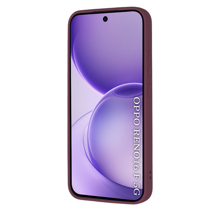 Tok Oppo Reno16 F / Reno16 FS-hez, Techsuit, SoftFlex, Bordó