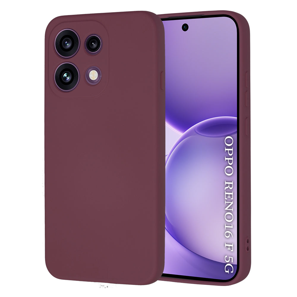 Tok Oppo Reno16 F / Reno16 FS-hez, Techsuit, SoftFlex, Bordó