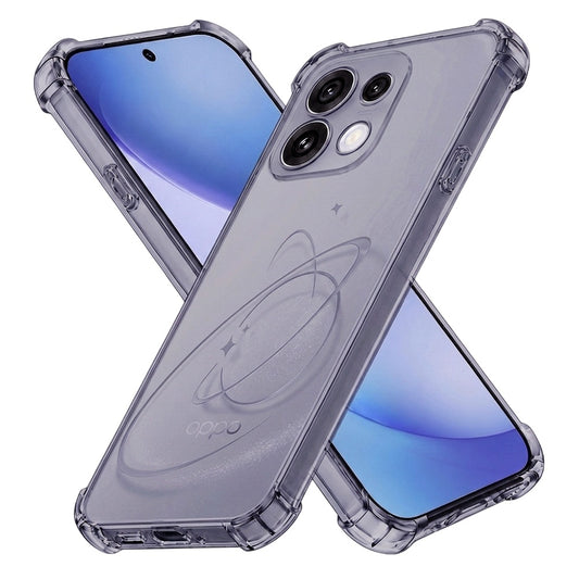 Tok Oppo Reno16 Pro-hoz, Techsuit, Ütésálló Átlátszó, Füstös