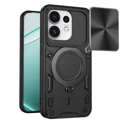 Tok Oppo Reno16 / Reno16 Pro-hoz, Techsuit, CamGuard Pro, Fekete