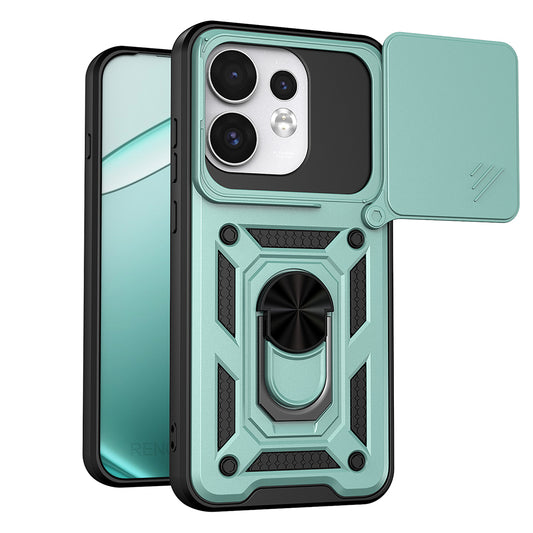 Tok Oppo Reno16 / Reno16 Pro-hoz, Techsuit, CamShield, Zöld