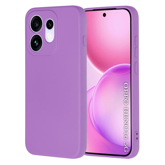 Tok Oppo Reno16-hoz, Techsuit, SoftFlex, Lila