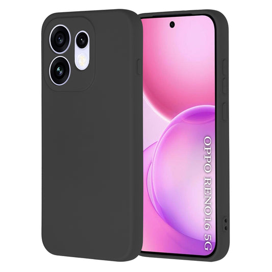 Tok Oppo Reno16-hoz, Techsuit, SoftFlex, Fekete