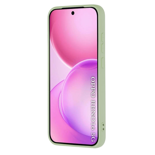 Tok Oppo Reno16-hoz, Techsuit, SoftFlex, Világoszöld
