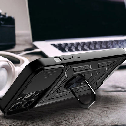 Case for Oppo Reno6 5G, Techsuit, CamShield, Black