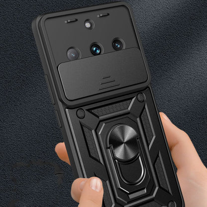 Tok Realme 11 4G-hez, Techsuit, CamShield, Fekete
