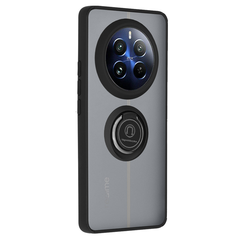Tok Realme 12 Pro / 12 Pro+ készülékhez, Techsuit, Glinth, Fekete