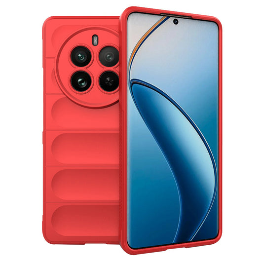 Tok Realme 12 Pro / 12 Pro+ készülékhez, Techsuit, Magic Shield, Piros