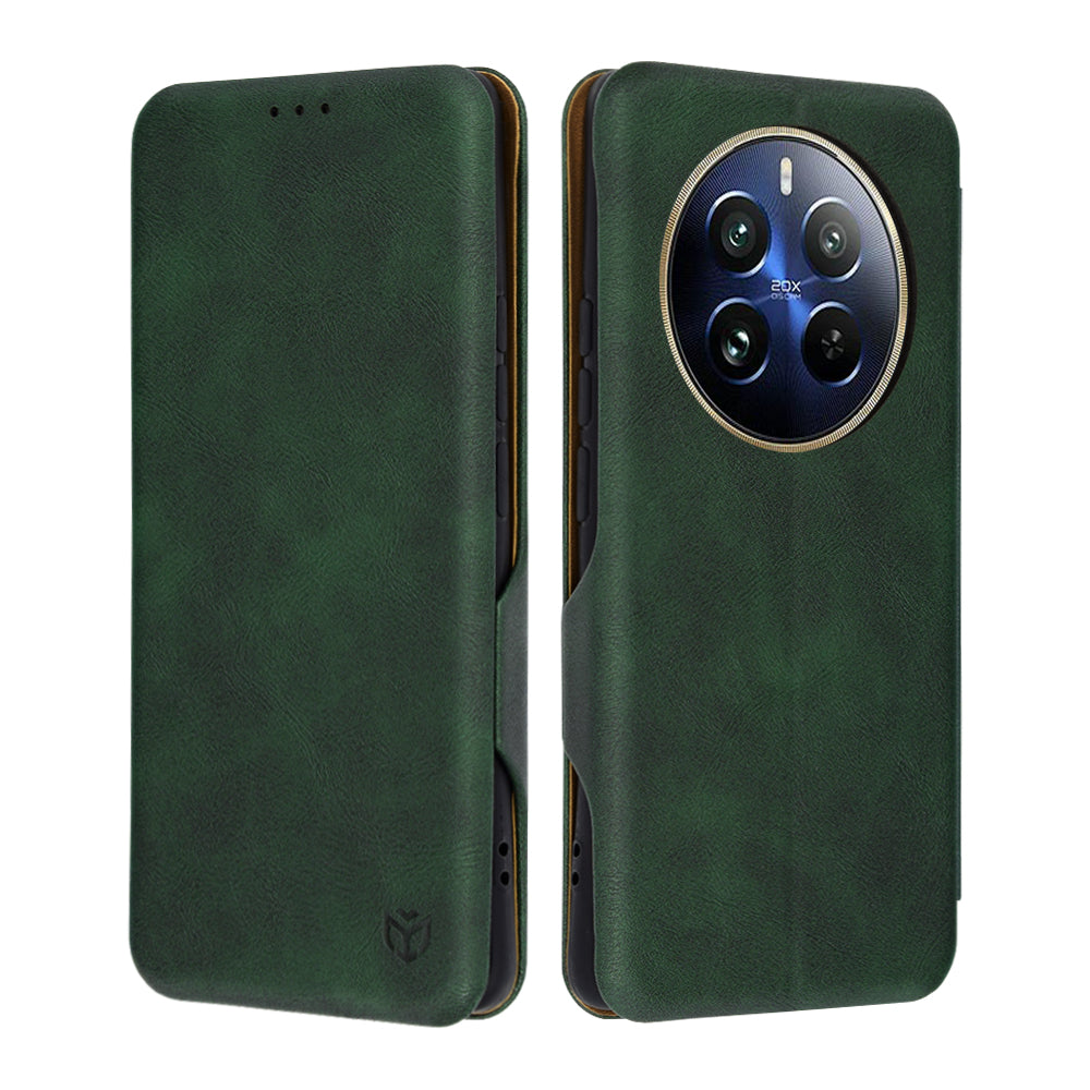 Tok Realme 12 Pro / 12 Pro+ készülékhez, Techsuit, Safe Wallet Plus, Zöld