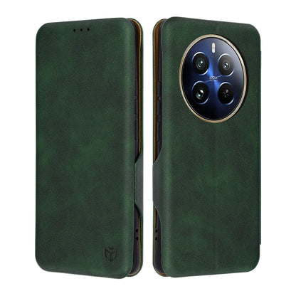 Tok Realme 12 Pro / 12 Pro+ készülékhez, Techsuit, Safe Wallet Plus, Zöld